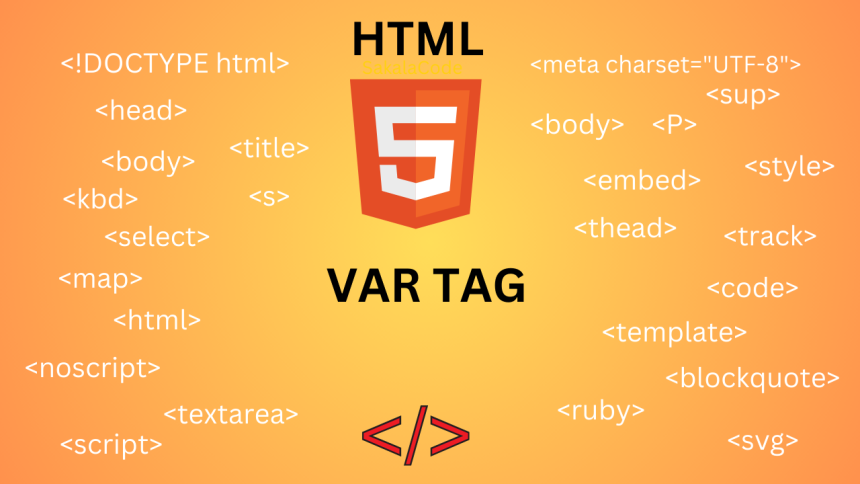 HTML var tag | Sakala Code
