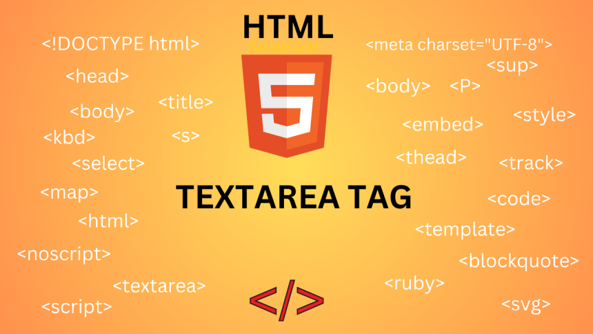 HTML Textarea tag | Sakala Code