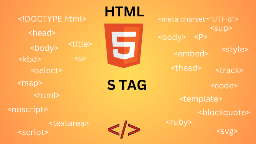 HTML s tag | Sakala Code