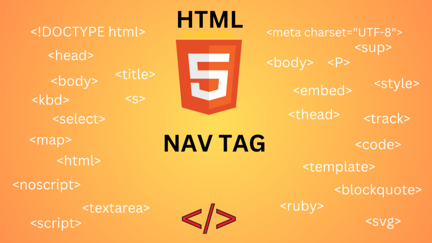HTML nav tag | Sakala Code