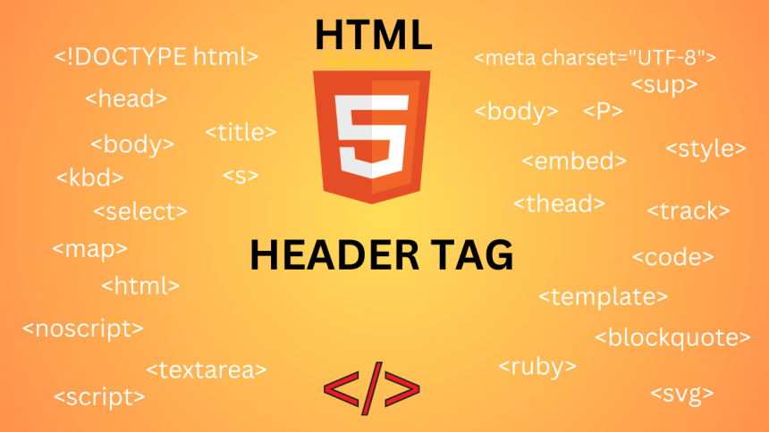 HTML header Tag | Sakala Code