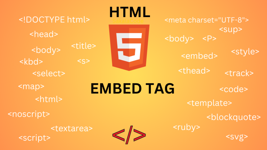 HTML embed tag | Sakala Code