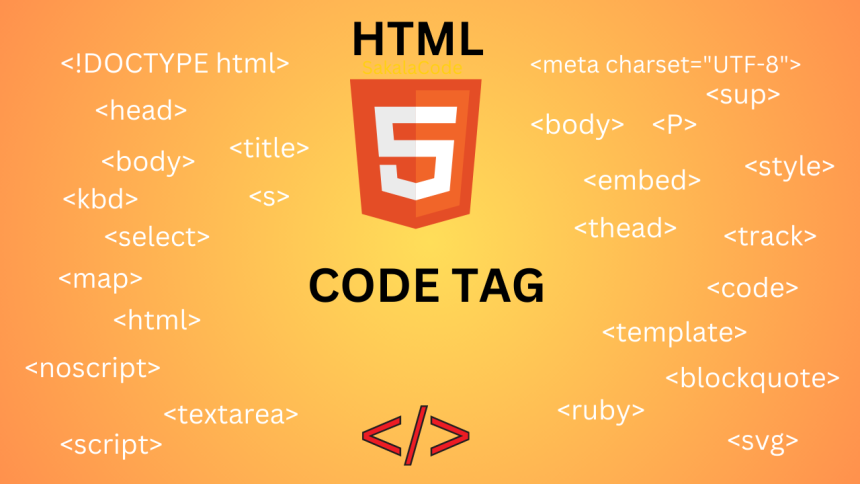HTML code tag | Sakala Code