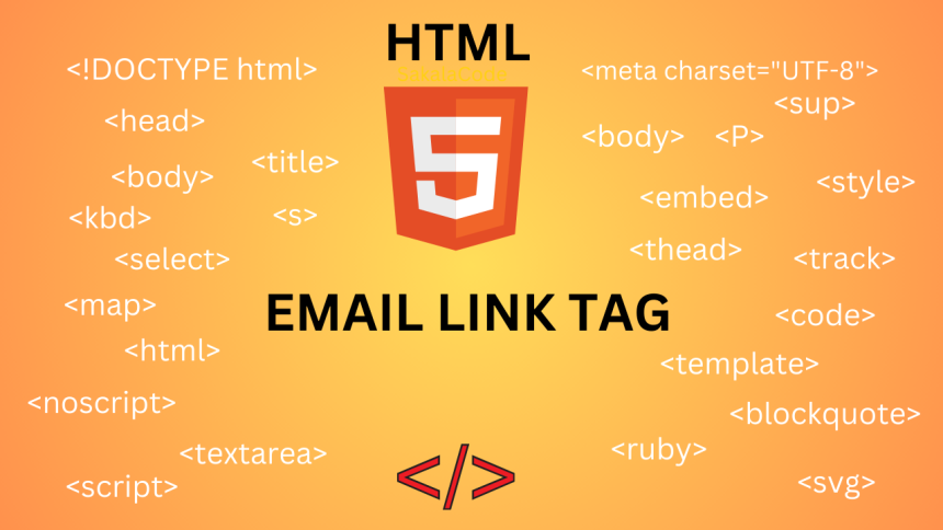 HTML Email Links tag | Sakala Code