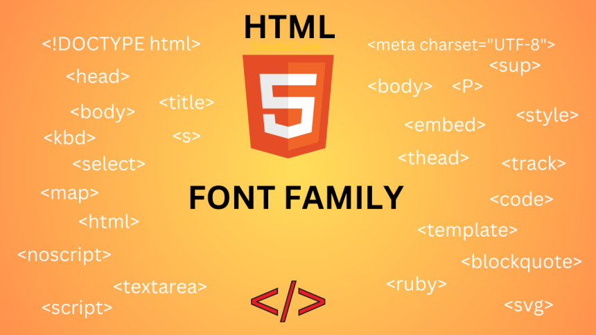 HTML Font Family